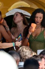 MAYA JAMA Rave up with Friends at O Beach Club in Ibiza 08/18/2024