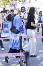 MEGAN RAPINOE and SUE BIRD Arrives at USA vs Serbia Basketball Semi-final in Paris 08/08/2024
