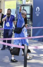 MEGAN RAPINOE and SUE BIRD Arrives at USA vs Serbia Basketball Semi-final in Paris 08/08/2024