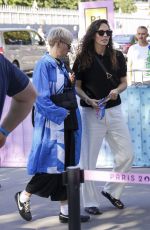 MEGAN RAPINOE and SUE BIRD Arrives at USA vs Serbia Basketball Semi-final in Paris 08/08/2024
