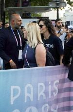 MEGAN RAPINOE and SUE BIRD Arrives for 2024 Paris Olympics 08/10/2024