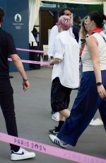 MEGAN RAPINOE and SUE BIRD Arrives for 2024 Paris Olympics 08/10/2024