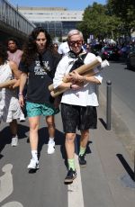 MEGAN RAPINOE Leaves Artistic Gymnastics Finals at Paris 2024 Olympic Games 08/05/2024
