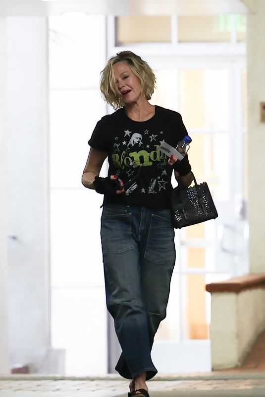 MELANIE GRIFFITH Out and About in Beverly Hills 08/19/2024