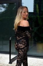 MIA WINWARD Arrives at a Photoshoot in Manchester 08/07/2024