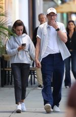 MILA KUNIS and Ashton Kutcher Out for Dinner at Matu Restaurant in Beverly Hills 08/17/2024