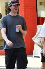 MILLY ALCOCK and  Rupert Fennessy Out in New York 08/26/2024