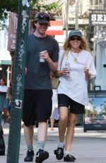 MILLY ALCOCK and  Rupert Fennessy Out in New York 08/26/2024