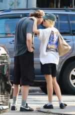 MILLY ALCOCK and  Rupert Fennessy Out in New York 08/26/2024
