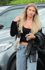 MOLLY SMITH Arrives at Leasing.com Stadium in Macclesfield 08/17/2024