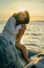 MOMONA TAMADA at a Photoshoot, August 2024