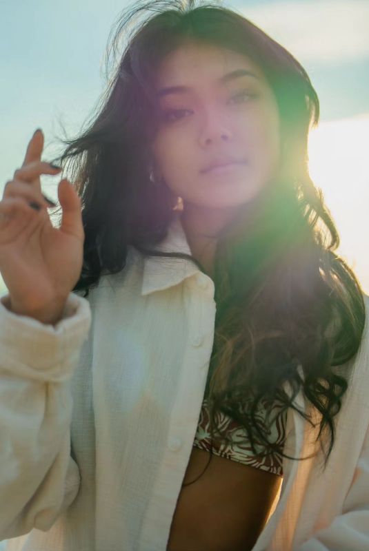MOMONA TAMADA at a Photoshoot, August 2024