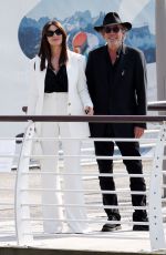 MONICA BELLUCCI and Tim Burton Arrives at Marco Polo Airport in Venice 08/27/2024