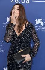 MONICA BELLUCCI at Beetlejuice Beetlejuice Photocall at 81st Venice International Film Festival 08/28/2024
