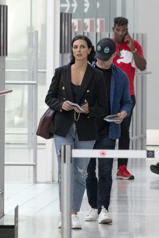 MORENA BACCARIN Arrives at Airport in Toronto 08/25/2024