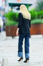 MORGAN FLETCHER at a Photoshoot for Kobrick Coffee in New York 08/05/2024