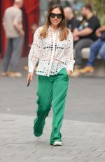 MYLEENE KLASS Arrives at Smooth Radio in London 08/02/2024