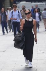 MYLEENE KLASS Arrives at Smooth Radio in London 08/28/2024