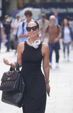 MYLEENE KLASS Arrives at Smooth Radio in London 08/28/2024