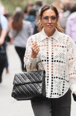 MYLEENE KLASS Arrives at Smooth Radio Studios in London 08/22/2024