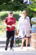 NANCY SHEVELL Out for Ice-cream in The Hamptons 08/24/2024
