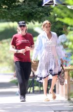 NANCY SHEVELL Out for Ice-cream in The Hamptons 08/24/2024
