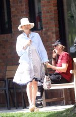 NANCY SHEVELL Out for Ice-cream in The Hamptons 08/24/2024
