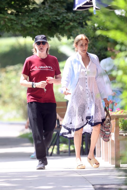 NANCY SHEVELL Out for Ice-cream in The Hamptons 08/24/2024