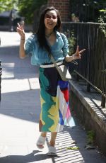 NANCY XU Arrives at a Studio in London 08/09/2024