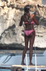 NAOMI CAMPBELL and EIZA GONZALEZ in Bikinis at a Yacht in Spain 08/07/2024