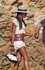 NAOMI CANMPBELL with Friends and Family Out in Ibiza 08/08/2024