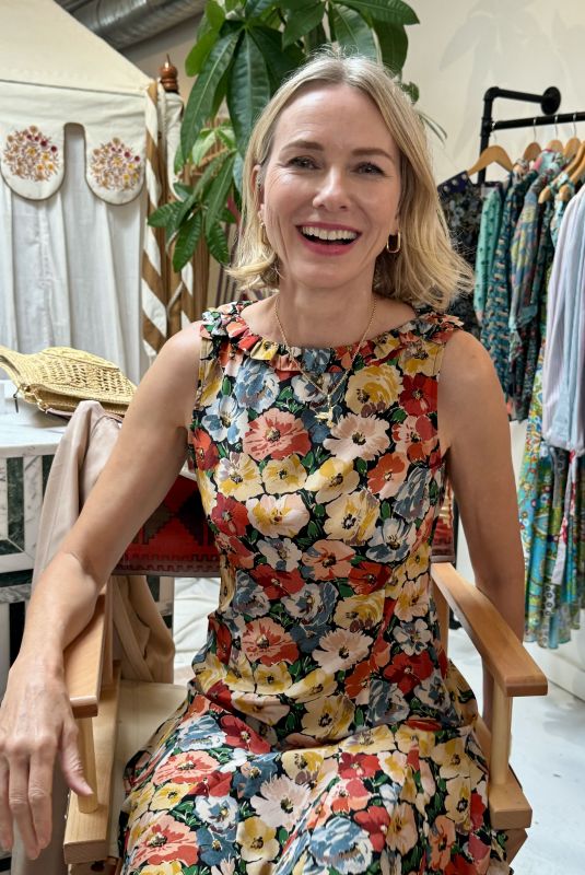 NAOMI WATTS Introducing Her Product Line on Anti-aging in New York 08/15/2024