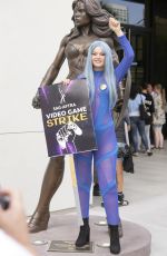 NATASHA BLASICK at SAG-AFTRA Video Game Strike at Warner Brothers Studios in Burbank 08/01/2024