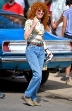 NATASHA LYONNE on the Set of Poker Face in New York 08/28/2024