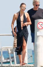 NATASHA POLY at Club 55 Beach in Saint-Tropez 07/31/2024