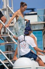 NATASHA POLY Leaves Club 55 Beach in Saint-tropez 08/07/2024