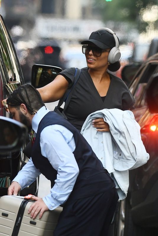NIA LONG Out and About in New York 08/25/2024