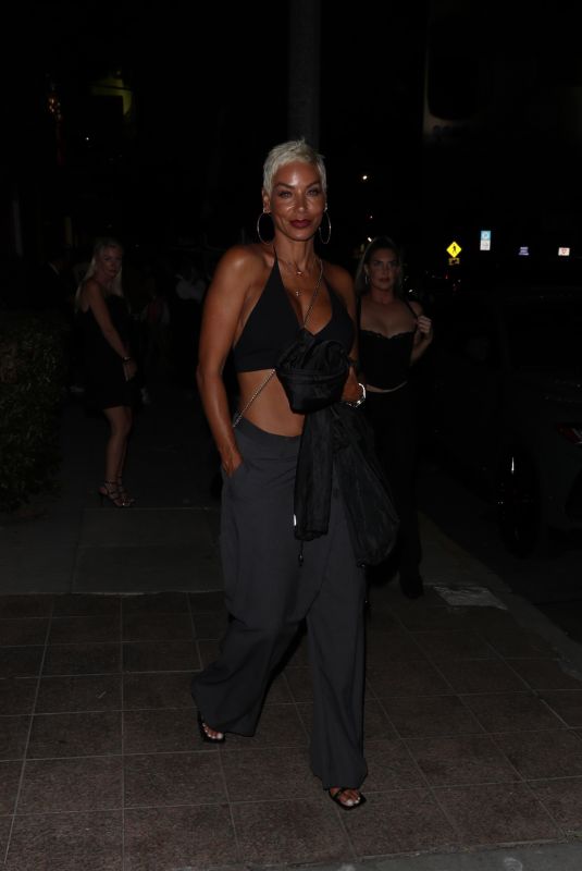 NICOLE MURPHY Night Out at Keys Nightclub in West Hollywood 08/01/2024