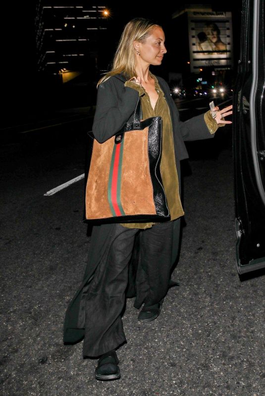 NICOLE RICHIE Leaves Dinner at The Bird Streets Club in Los Angeles 08/09/2024