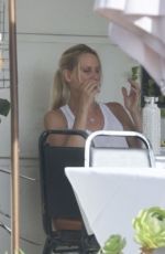 NICOLLETTE SHERIDAN Out for Dinner in Agoura Hills 08/01/2024