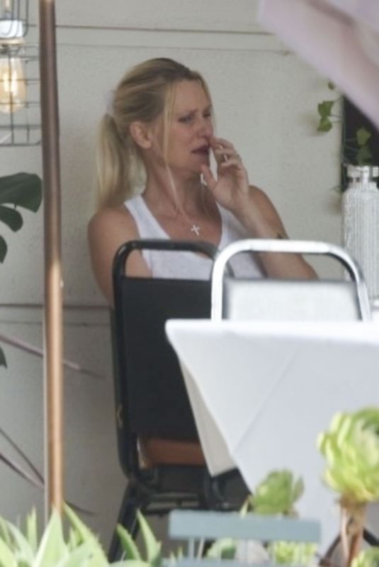 NICOLLETTE SHERIDAN Out for Dinner in Agoura Hills 08/01/2024
