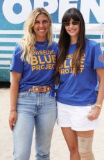 NINA DOBREV at Shiseido Blue Project Beach Clean-up in Huntington Beach 08/07/2024