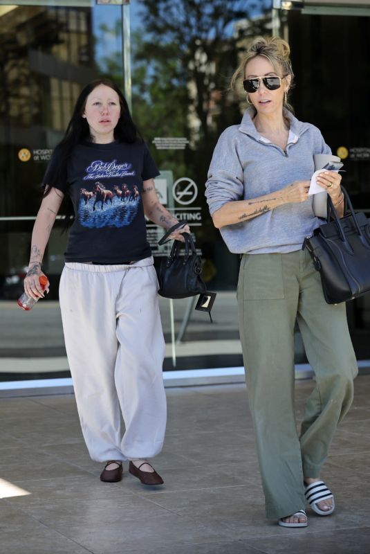 NOAH and TISH CYRUS Out in Encino 07/20/2024