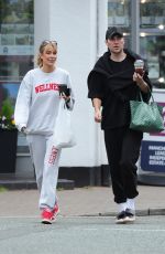 OLIVIA ATTWOOD Out for Coffee with Ryan Kay in Halle Trafford 08/06/2024