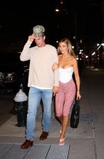 PAIGE LORENZE and Tommy Paul Leaves Zero Bond in New York 08/23/2024