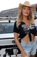 PAIGE SPIRANAC Serves as Honorary Pace Car Rider at NASCAR Cup Series Coke Zero Sugar 400 at Daytona Beach 08/24/2024