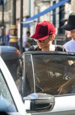 PERSIA WHITE and Joseph Morgan Leaves Soho House in London 08/13/2024