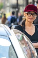PERSIA WHITE and Joseph Morgan Leaves Soho House in London 08/13/2024