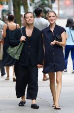 PHILLIPA COAN and Jude Law Out and About in New York 08/19/2024