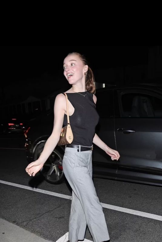 PHOEBE DYNEVOR Leaves Giorgio Baldi in Santa Monica 08/22/2024